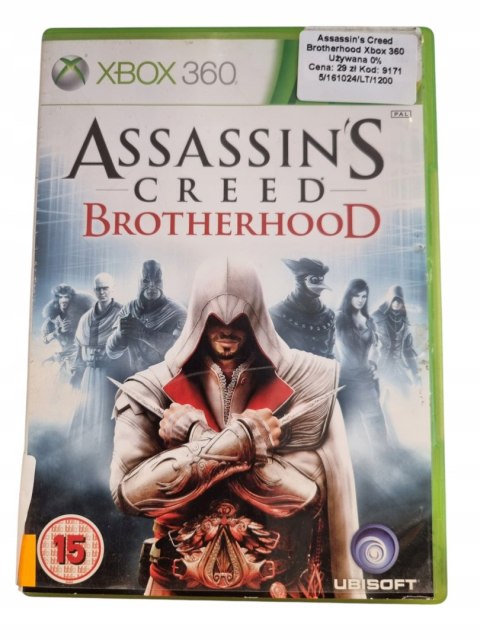 Assassin's Creed: Brotherhood Microsoft Xbox 360 Gra na Płycie