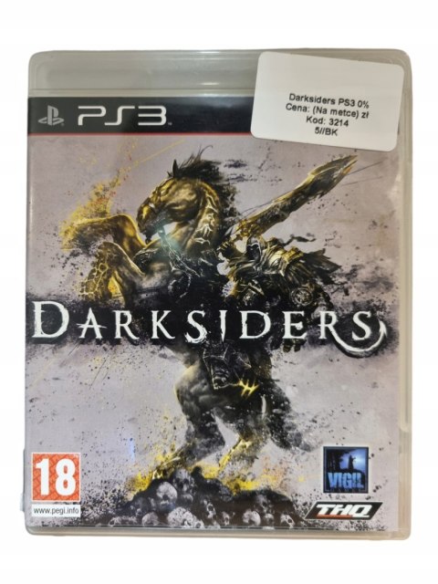 DARKSIDERS PS3 PlayStation 3 Gra na Płycie DARKSIDERS PS3 PlayStation 3 Gra na Płycie