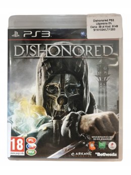 Dishonored PS3 PlayStation 3 Gra na Płycie