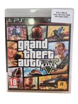 Grand Theft Auto V Sony PlayStation 3 Gra na Płycie