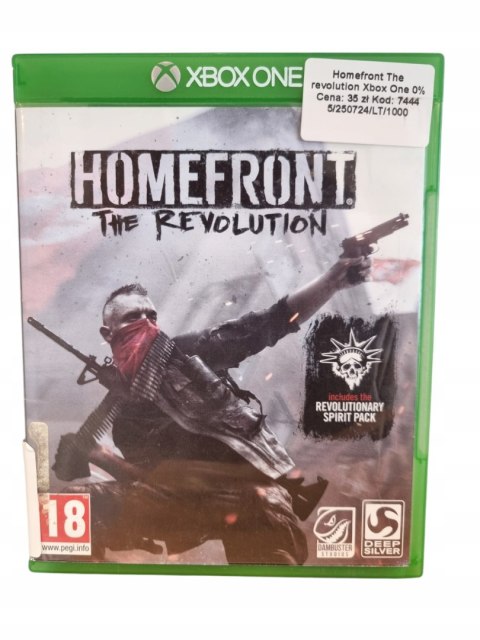 Homefront The Revolution Microsoft Xbox One Gra na Płycie Homefront The Revolution Microsoft Xbox One Gra na Płycie