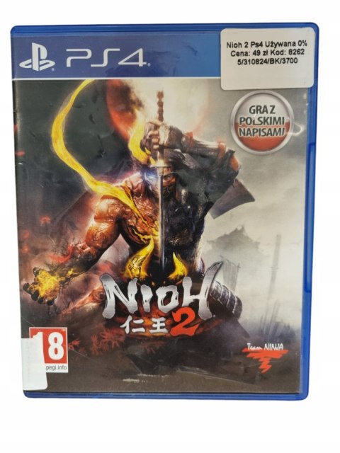 Nioh 2 PS4 PLAYSTATION 4 GRA NA PŁYCIE