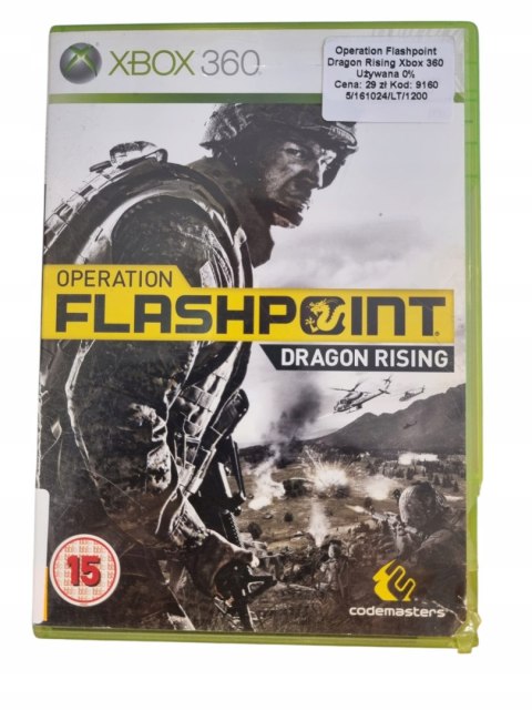 Operation Flashpoint: Dragon Rising Microsoft Xbox 360 Gra na Płycie Operation Flashpoint: Dragon Rising Microsoft Xbox 360 Gra na Płycie