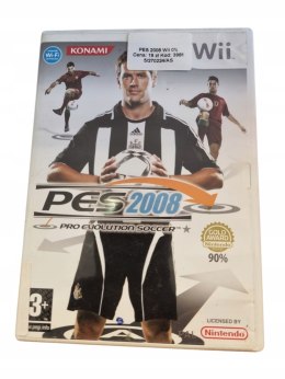 PES 2008 Nintendo Wii Gra na płycie