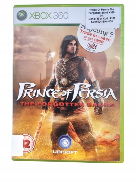 Prince of Persia: The Forgotten Sands Microsoft Xbox 360 Gra na Płycie