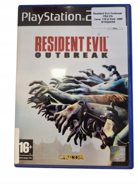 Resident Evil: Outbreak PlayStation 2 PS2 Gra na Płycie