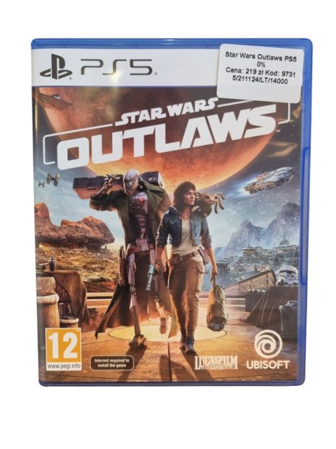 Star Wars Outlaws Sony PlayStation 5 PS5