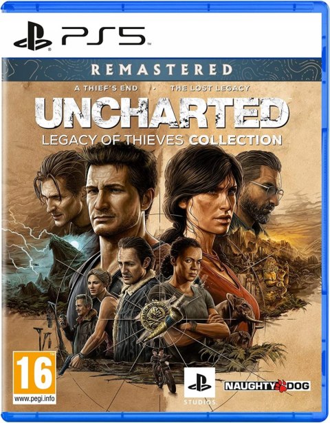 Uncharted: Kolekcja Dziedzictwo Złodziei PS5 Nowa Gra w folii Po Polsku