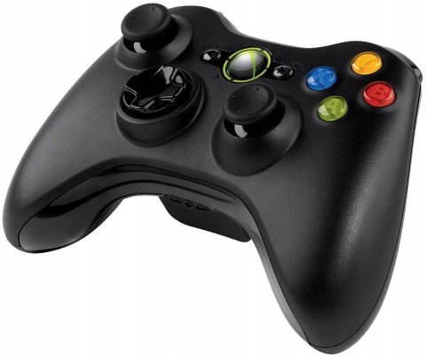 Oryginalny Pad Kontroler Xbox 360 Czarny Używany