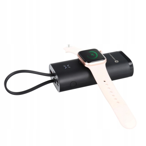 Powerbank Forcell F-Energy F10K4 PD QC3.0 3A 22,5W 10000 mAh kompatybilny z Apple Watch czarny