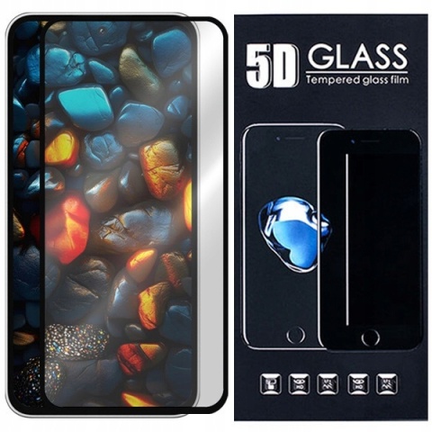 Szkło hartowane 9D do Samsung Galaxy A55 5G czarna ramka