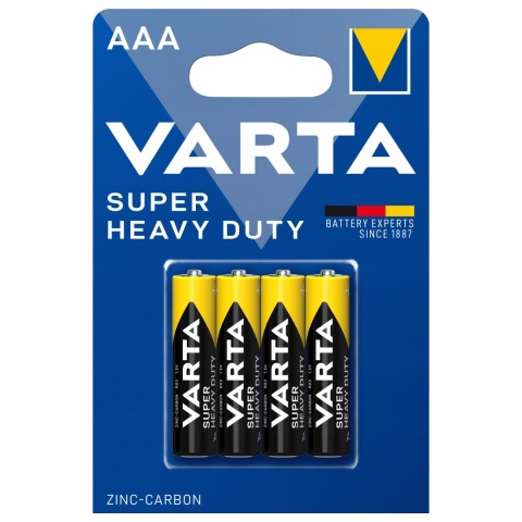 VARTA bateria cynkowa R3 (AAA) Superlife 4 szt