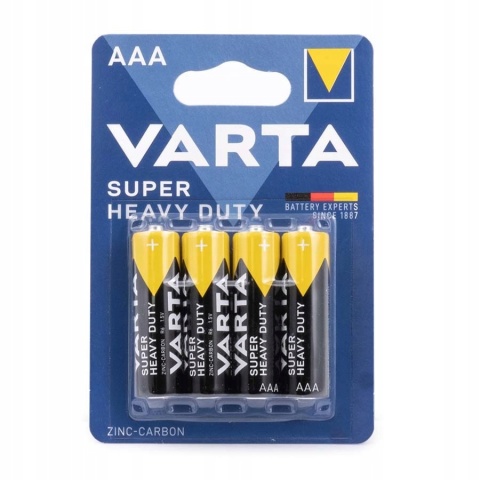VARTA bateria cynkowa R3 (AAA) Superlife 4 szt