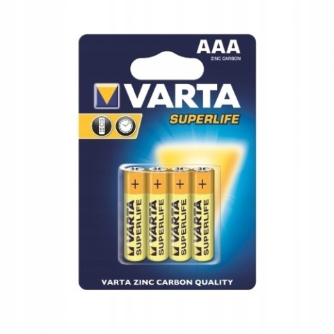 VARTA bateria cynkowa R3 (AAA) Superlife 4 szt