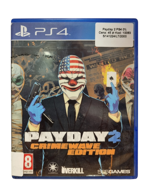 Payday 2 PS4 Playstation 4