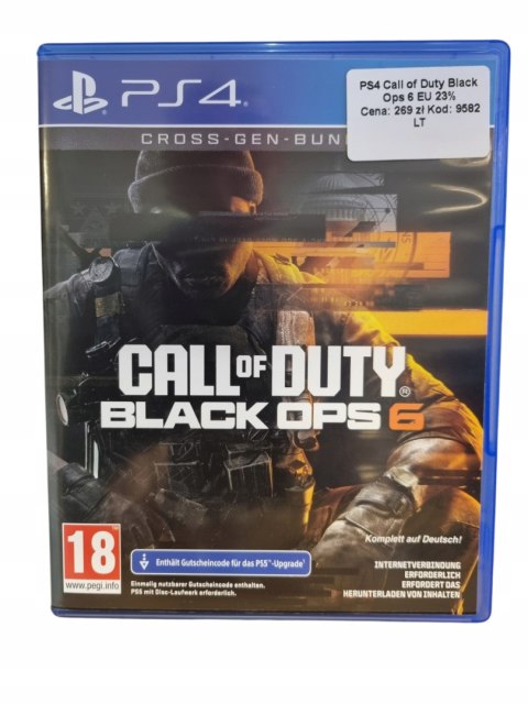 Call of Duty: Black Ops 6 PlayStation 4 PS4