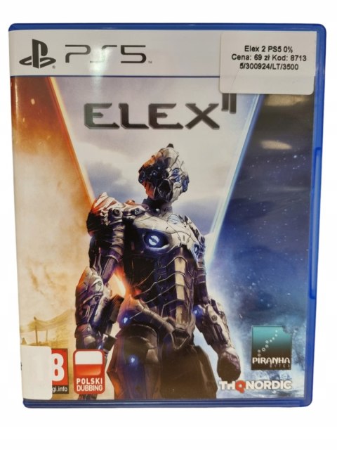 Gra ELEX II 2 PS5 PLAYSTATION 5 GRA NA PŁYCIE PO POLSKU Gra ELEX II 2 PS5 PLAYSTATION 5 GRA NA PŁYCIE PO POLSKU