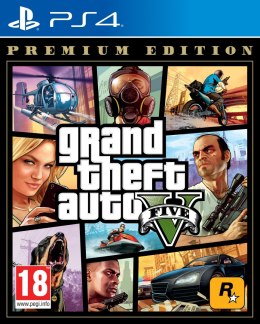 GTA V Grand Theft Auto V 5 Premium Edition PS4 Nowa Gra Na Płycie w Folii