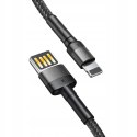 Kabel USB A do Lightning Szybkie ładowanie 2,4A Nylonowy oplot