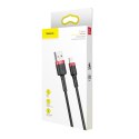 Kabel USB - Lightning 1m 2,4A, Szybkie ładowanie, Aluminiowe końcówki