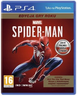 Spider-Man Edycja Gry Roku GOTY PS4 Nowa Gra na Płycie w Folii