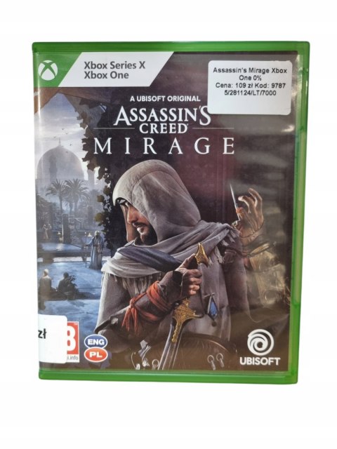 Assassin's Creed Mirage Xbox Series X XboxOne Używane