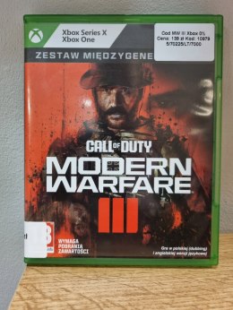 Call of Duty Modern Warfare III Xbox one Series X Używana