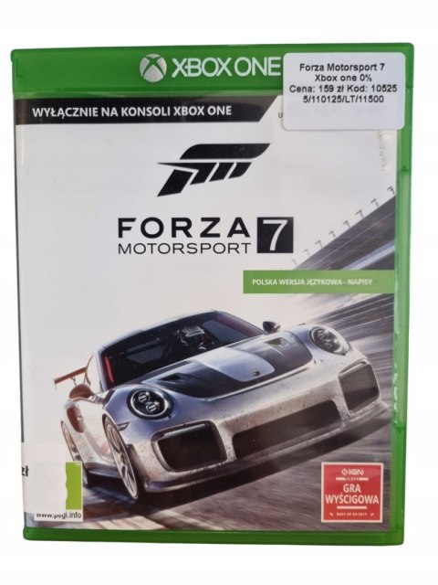 Forza Motorsport 7 Xbox One Używane