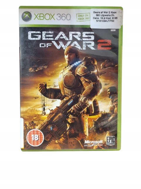 Gears of War 2 xbox 360 Używane Gears of War 2 xbox 360 Używane