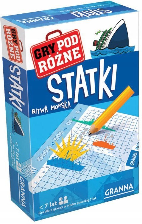 Gra planszowa Statki - gra podróżna Gra planszowa Statki - gra podróżna