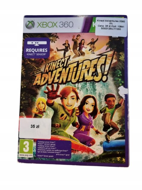 Kinect Adventures Xbox360 Używane Kinect Adventures Xbox360 Używane