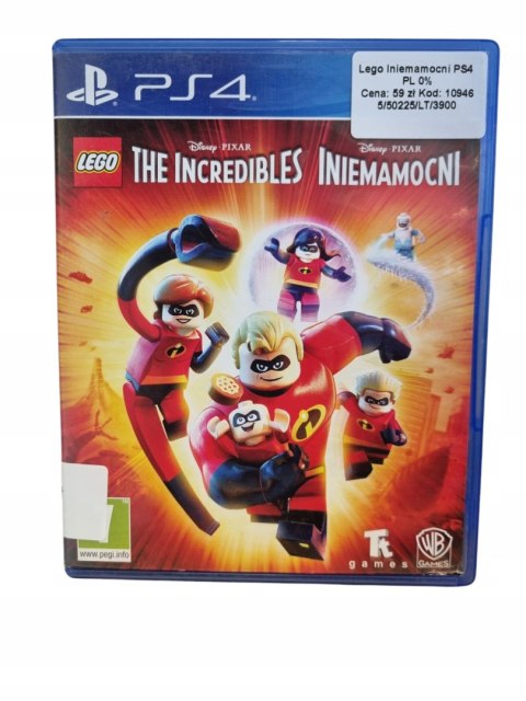 Lego Iniemamocni PS4 Używana Lego Iniemamocni PS4 Używana