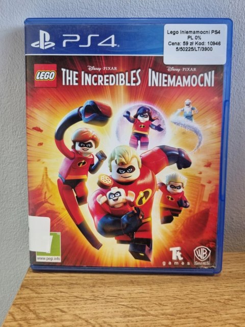 Lego Iniemamocni PS4 Używana Lego Iniemamocni PS4 Używana
