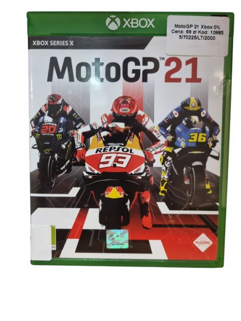 Moto GP 21 Xbox Series X Używana Moto GP 21 Xbox Series X Używana
