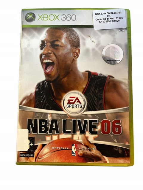 NBA Live 06 Xbox 360 Używana NBA Live 06 Xbox 360 Używana