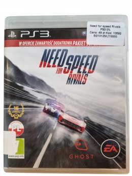 Need for Speed Rivals NFS PS3 Używane