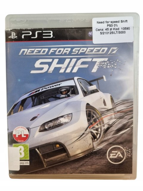 Need for Speed Shift NFS PS3 Używane