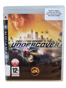 Need for Speed Undercover NFS PS3 Używane