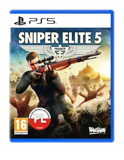 Sniper Elite 5 France PS5 Nowa Gra w Folii Sniper Elite 5 France PS5 Nowa Gra w Folii