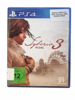 Syberia 3 PS4 Używana