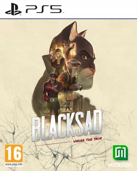 Blacksad Under the Skin PS5 Playstation 5 Nowa Gra w Folii Blacksad Under the Skin PS5 Playstation 5 Nowa Gra w Folii