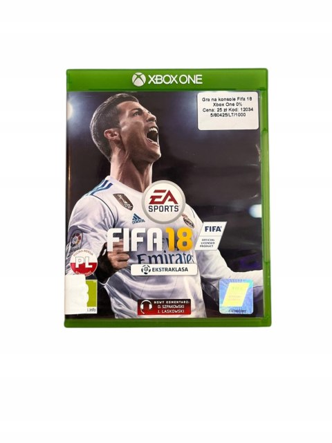 FIFA 18 Xbox One Używana