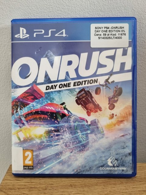 Gra ONRUSH DAY ONE EDITION Playstation 4 PS4 Używana Gra ONRUSH DAY ONE EDITION Playstation 4 PS4 Używana