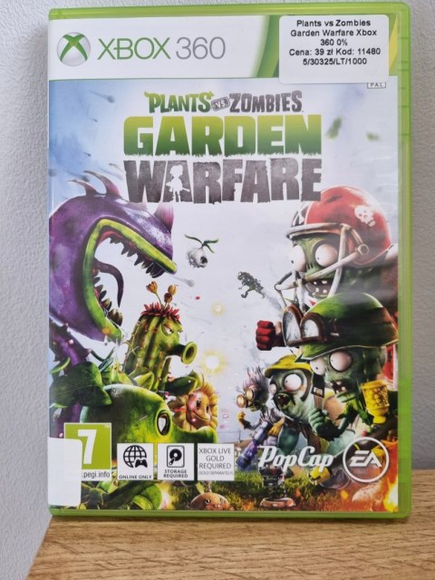 Gra PLANTS VS ZOMBIES GARDEN WARFARE Xbox 360 Używana Gra PLANTS VS ZOMBIES GARDEN WARFARE Xbox 360 Używana