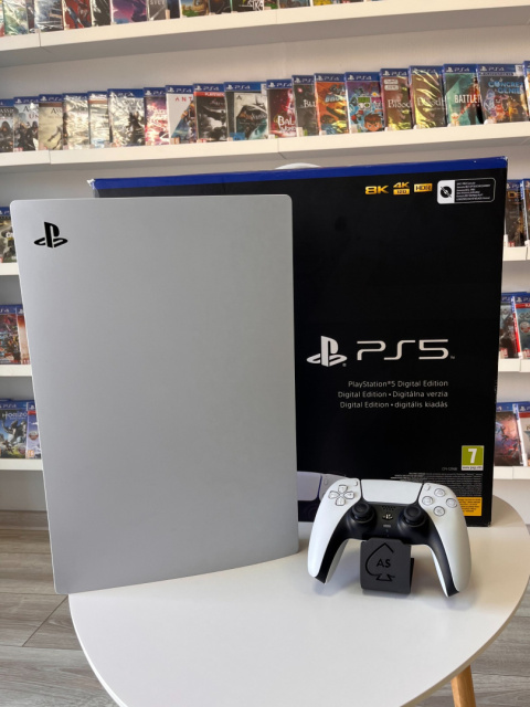 Playstation 5 Fat Digital Edition + Oryginalny Pad DualSense | Używana | z pudełkiem Playstation 5 Fat Digital Edition + Oryginalny Pad DualSense | Używana | z pudełkiem