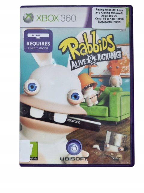 RABBIDS ALIVE & KICKING Xbox 360 Używana RABBIDS ALIVE & KICKING Xbox 360 Używana