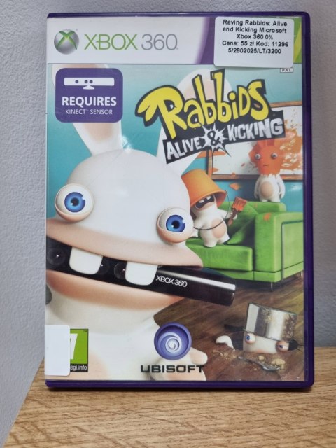 RABBIDS ALIVE & KICKING Xbox 360 Używana RABBIDS ALIVE & KICKING Xbox 360 Używana