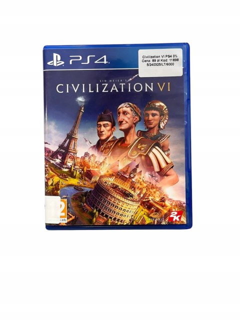 Sid Meier's Civilization Playstation 4 PS4 Używana Sid Meier's Civilization Playstation 4 PS4 Używana