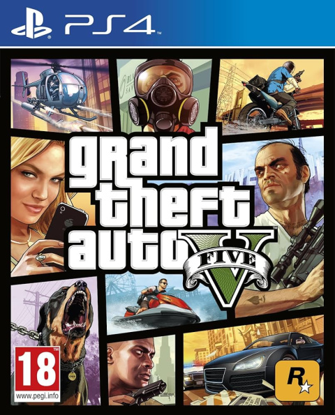 Grand Theft Auto V GTA V Playstation 4 PS4 Używana Grand Theft Auto V GTA V Playstation 4 PS4 Używana