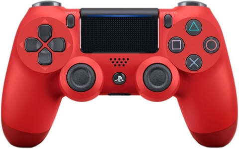 Kontroler SONY DualShock 4 Playstation 4 PS4 czerwony (magma red) | Używany